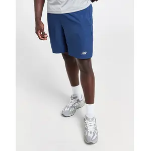 Comparateur de prix : Sport Essentials Short 7" par New Balance Bleu M Accessoires