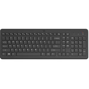 Clavier sans fil 220 HP, Noir, Azerty, Tactile, Alimenté par batterie, Ambidextre, PC, ordinateur portable