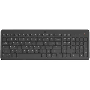 Comparateur de prix : HP 220 - Clavier - sans fil - 2.4 GHz - Français - noir - emballage recyclable