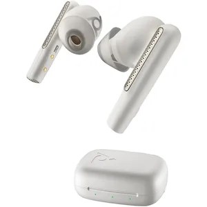 Comparateur de prix : POLY Voyager Free 60 UC M White Sand Earbuds +BT700 USB-C Adapter +Bas...