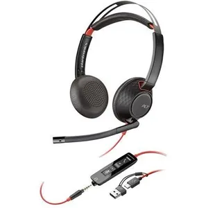 Comparateur de prix : Casques avec microphone poly blackwire 5220