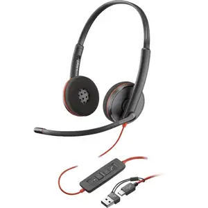 Comparateur de prix : HP Poly Blackwire 3220 Stereo USB-C Headset +USB-C/A Adapter