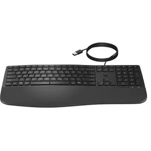 Comparateur de prix : HP 485 Comfort Wired Keyboard clavier Bureau USB Noir