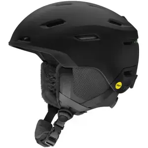 Casque Ski Smith Descend Junior MIPS (M - Matte Black) pas cher