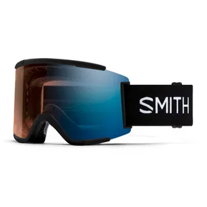 Smith Squad XL - Masque ski Black ChromaPop Pro Photochromic Blue Mirr... pas cher