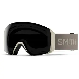 Smith - Masque de ski - 4D Mag Xl Chalk / Chromapop Sun Black  en Silicone - Gris