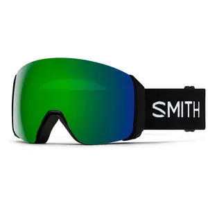Comparateur de prix : Smith - Masque de ski - 4D Mag Xl Black / Chromapop Sun Green Mirror en Silicone - Noir