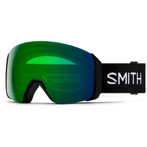 Smith 4D Mag XL - Masque ski Black ChromaPop Green Mirror Cat 3 + ChromaPop Storm Blue Sensor Mirror Cat 3 pas cher