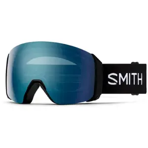 Smith 4D Mag XL - Masque ski Black ChromaPop Blue Mirror Cat 3 + ChromaPop Storm Blue Sensor Mirror Cat 3
