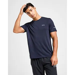 Under Armour T-shirt Seamless Stride Homme - Navy, Navy M pas cher