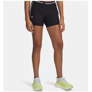 Short 2 en 1 femme Under Armour Tech Play Up Noir XS 1389895-001 pas cher