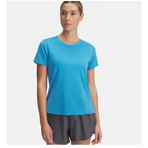 Under Armour Launch Shortsleeve Maillot De Course Femmes - Bleu, Taille S pas cher