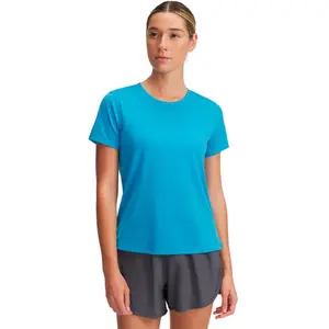 Comparateur de prix : Under Armour Launch Shortsleeve Maillot De Course Femmes - Bleu, Taille M