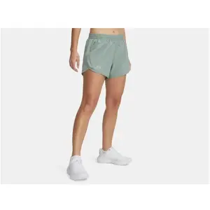 Under Armour UA Fly-By Short - Short running femme Silica Green L pas cher