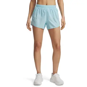 Under Armour Fly By 3in Short De Running Femmes - Bleu, Taille S pas cher