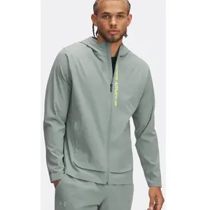 Under Armour UA OutRun The Storm - Veste running homme Silica Green XX... pas cher