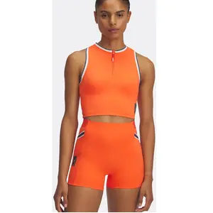 Under Armour Run 96 Tank Débardeur Tank Top Femmes - Orange, Taille XL pas cher