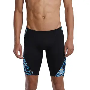 Comparateur de prix : Maillot de bain TYR Durafast Elite Blade Splice Jammer noir bleu clair - 34