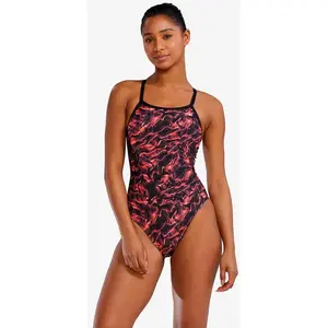 Maillot de bain TYR Durafast Elite Diamondfit rouge femme - 28 pas cher