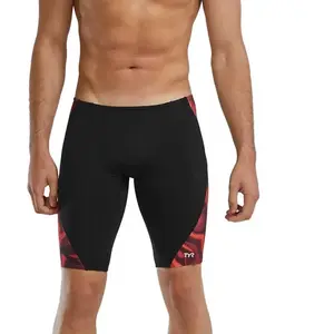 Maillot de bain TYR Durafast Elite Dragonflyte Jammer noir rouge - 30 pas cher