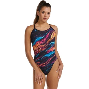 Tyr Maillot De Bain Durafast Elite Crosscut Tieback Magmata 36 pas cher