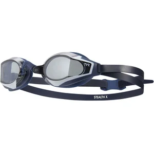 Lunettes de natation TYR Stealth X Performance bleu foncé avec verres miroir gris pas cher