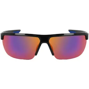 Comparateur de prix : Nike Lunettes de soleil de sport rectangulaires CW8742 pour homme TU bleu