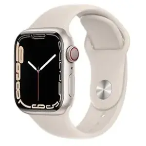 Apple Watch Series 7 OLED 41 mm Numérique Écran tactile 4G Beige Wifi ... pas cher