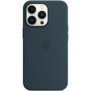 Comparateur de prix : Coque En Silicone Apple Avec Magsafe Pour Iphone 13 Pro Max Bleu Abyss