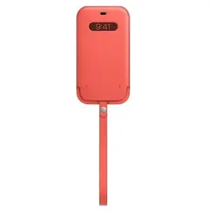 Comparateur de prix : Housse en cuir Apple avec MagSafe pour iPhone 12 Pro Max Rose agrume