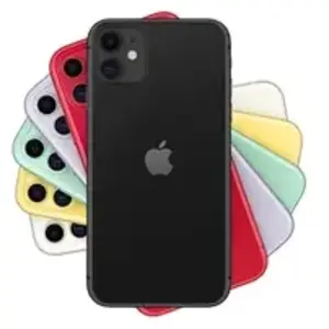 Apple iPhone 11 15,5 cm (6.1") Double SIM iOS 14 4G 64 Go Noir pas cher