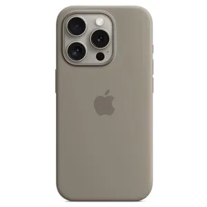 Apple Coque en silicone avec MagSafe pour iPhone 15 Pro ArgileVendu parpixmania