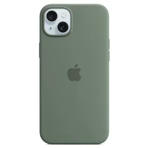 Comparateur de prix : Apple Coque en silicone avec MagSafe pour iPhone 15 Plus Cyprès