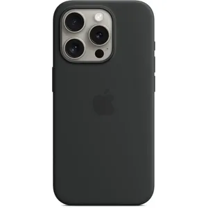 Apple Coque en Silicone avec MagSafe pour iPhone 15 Pro - Noir        