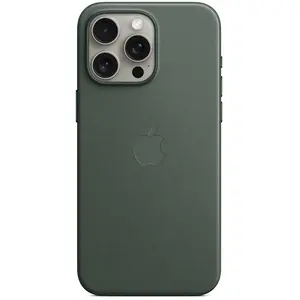 Comparateur de prix : Apple Coque en tissage fin avec MagSafe pour iPhone 15 Pro Max - Chene vert