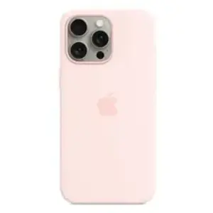 Apple Coque en silicone avec MagSafe pour iPhone 15 Pro Max Rose pâleVendu parpixmania