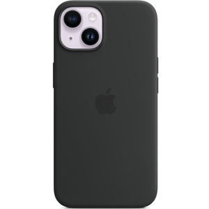 Comparateur de prix : Apple Coque en Silicone avec MagSafe pour iPhone 14 - Minuit        