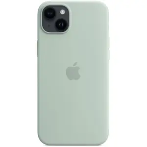 Apple Coque en silicone avec MagSafe pour iPhone 14 Plus - Bleu cactus pas cher