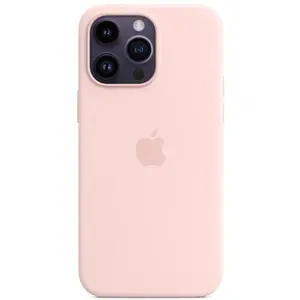 Apple Coque en silicone avec MagSafe pour iPhone 14 Pro Max - Rose craie pas cher