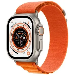 Montre connectée Apple Watch Ultra GPS + Cel, 49mm TI ORANGE ALP M pas cher