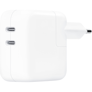 Comparateur de prix : Adaptateur secteur double port usb type c 35 watts apple blanc 0194253337331