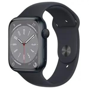 Montre connectée Apple Watch 8 Black GPS 45MM Midn Sport Regu pas cher