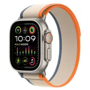 Comparateur de prix : Apple Watch Ultra 2 Titanium bracelet Boucle Trail orange/beige - S/M