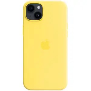 Coque en silicone MagSafe Apple iPhone 14 Plus - Canary Yellow