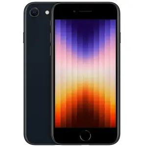 Apple iPhone SE 11,9 cm (4.7") Double SIM iOS 15 5G 128 Go Noir pas cher