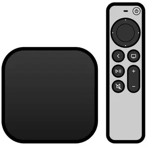 Streaming Apple Apple TV (3 Gen) Noir 128 GB TU pas cher
