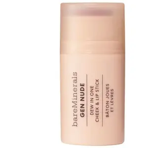 bareMinerals Gen Nude Dew in One Cheek & Lip Stick Blush 10 g pas cher