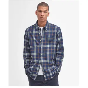Comparateur de prix : Barbour - Crossfell Tailored Checked Shirt - Chemise homme Blue - XL