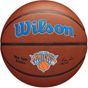 Comparateur de prix : Wilson Ballon New York Knicks NBA Team Alliance - marron/bleu - Taille 7