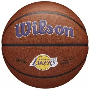 Comparateur de prix : Wilson La Lakers NBA La Lakers Composite Ballon D'intérieur Gold Sans